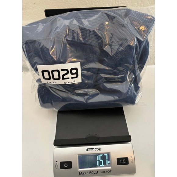 NWT Karen Kane Sweater Cardigan Cashmere Blend Blue w/ White Shirt Hem Size Med - Picture 9 of 9